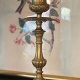 Old bronze candle holder