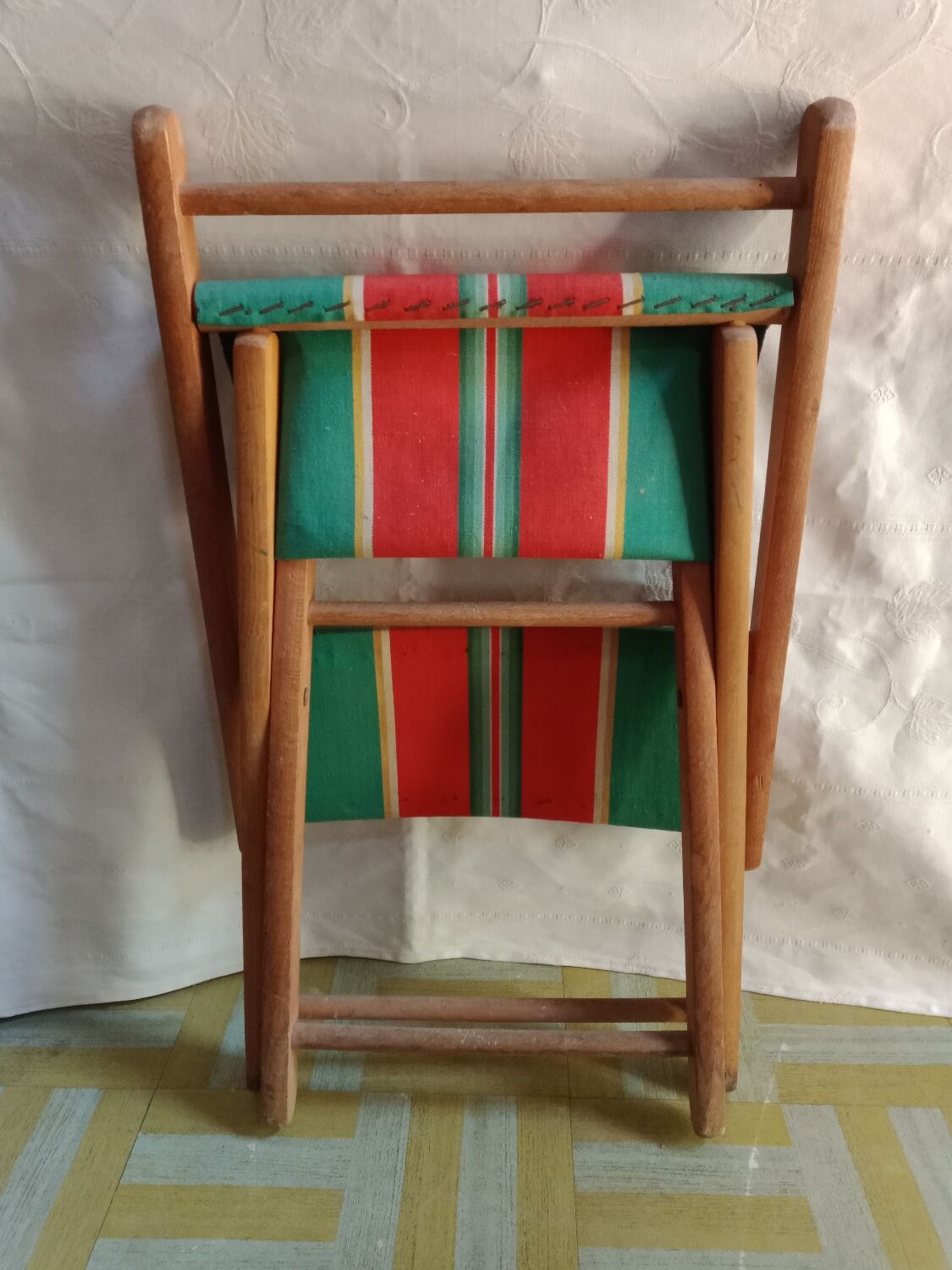 Vintage camping folding chairs