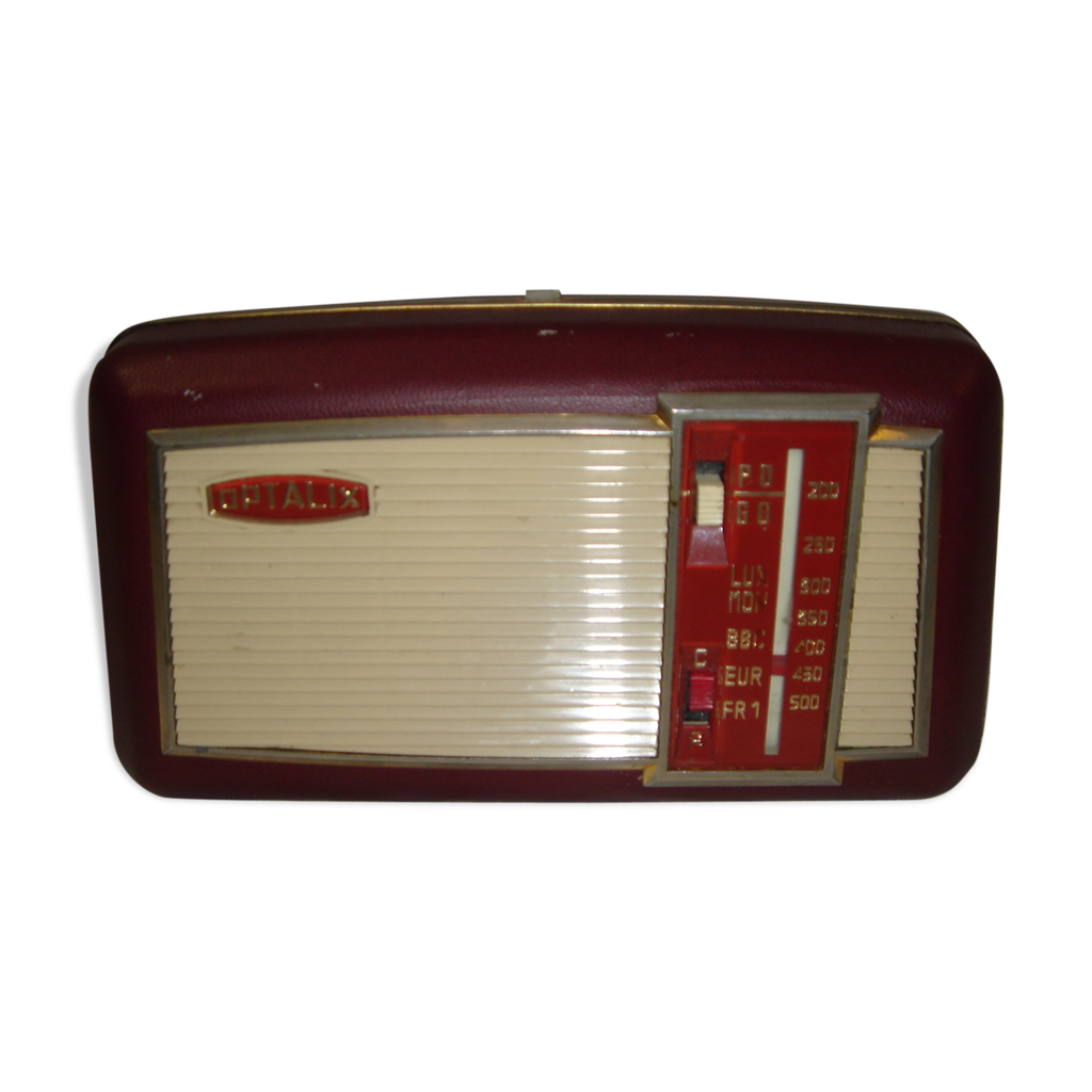 Ancien Poste Radio OPTALIX – Pour Pièces Ou Restauration – Ne Fonctionne Pas
