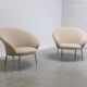 Rare pair of 'F570' armchairs by Pierre Paulin for Artifort, 1963