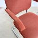 Pair of Marcel Breuer B64 Knoll armchairs in coral fabric