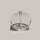 Spherical glass vase