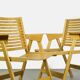 Chaises de salle à manger pliables vintage originales de l'architecte slovène Niko Kralj (1920-2013) pour Stol