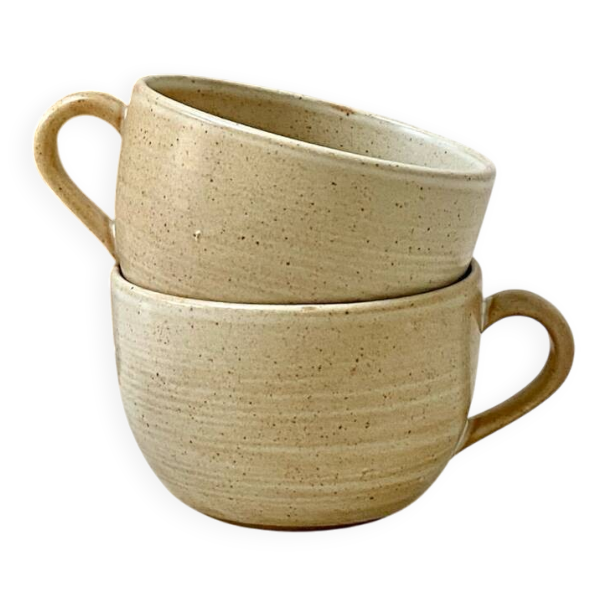 Stoneware mugs