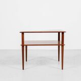 Midcentury Danish corner table in teak by Peter Hvidt & Orla Mølgaard-Nielsen for France & Søn