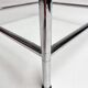 Square glass coffee table 71 x 71 cm, 1990s