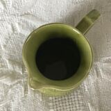 Pichet vert olive en céramique