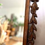 Vintage carved wooden mirror 110x58