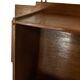 Art Deco wooden wall shelve rack in oak minimalist design