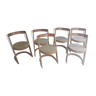 Série de 6 chaises Halfa Baumann années 70