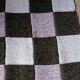 Plaid en patchwork tricoté à la main