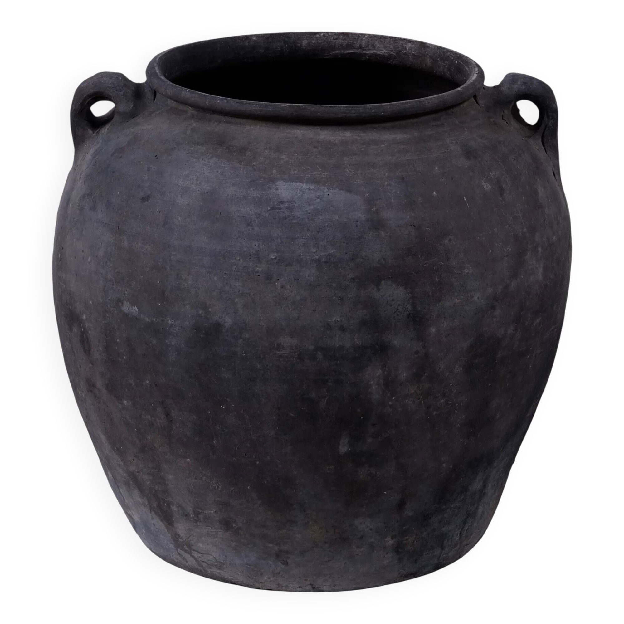 Yanan - Grey Chinese pottery with handles no. 1