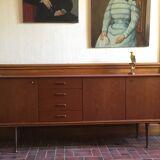 Scandinavian sideboard in teak design