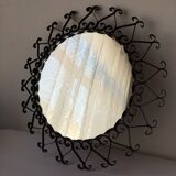 Wrought iron mirror