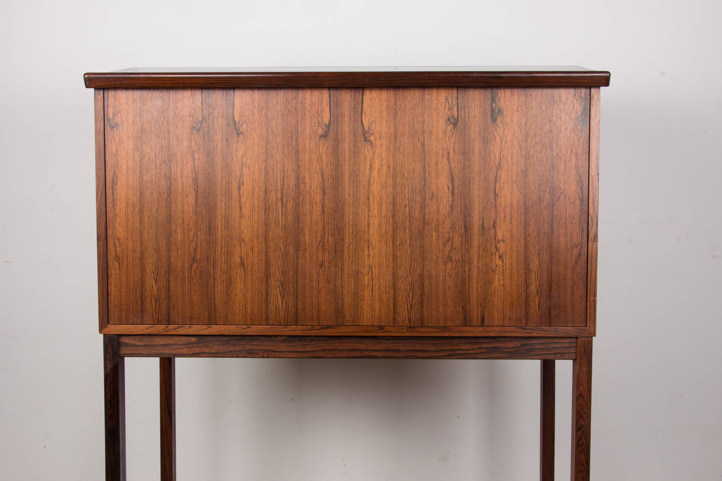 Scriban bar and secretary in Rosewood and Formica by Hans Olsen for CS Mobler 1960.