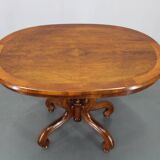 1930s Bentwood Table with Walnut Top Finish, Czechoslovakia