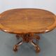 1930s Bentwood Table with Walnut Top Finish, Czechoslovakia