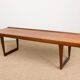 Large coffee table, or bench, Danish in teak by Peter Lovig Nielsen 1960.