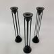 Set of 3 Post Modern candle sticks , 1980's