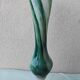 Footed vase in Italian opaline.