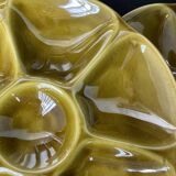 Set of 8 Gien oyster plates