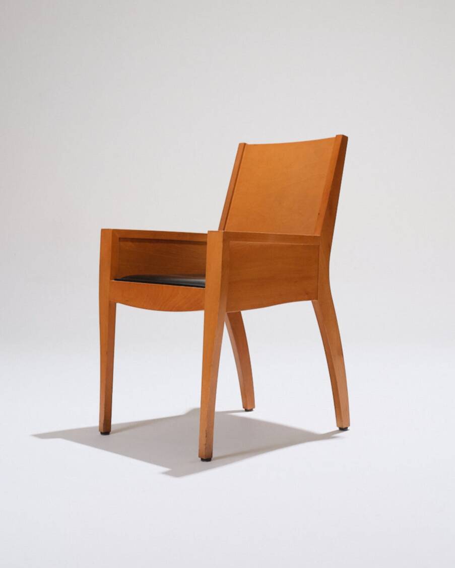 Fauteuil postmoderne chair, édition xo, Matthew Hilton, 1980s
