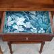 Pair of bedside tables in walnut 19th