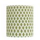 Lampshade Green Diamond H40 D40 - vintage fabric