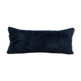 Synthetic fur cushion Blue Duck