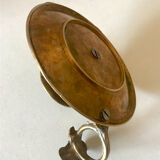 Art nouveau golden bronze candlestick