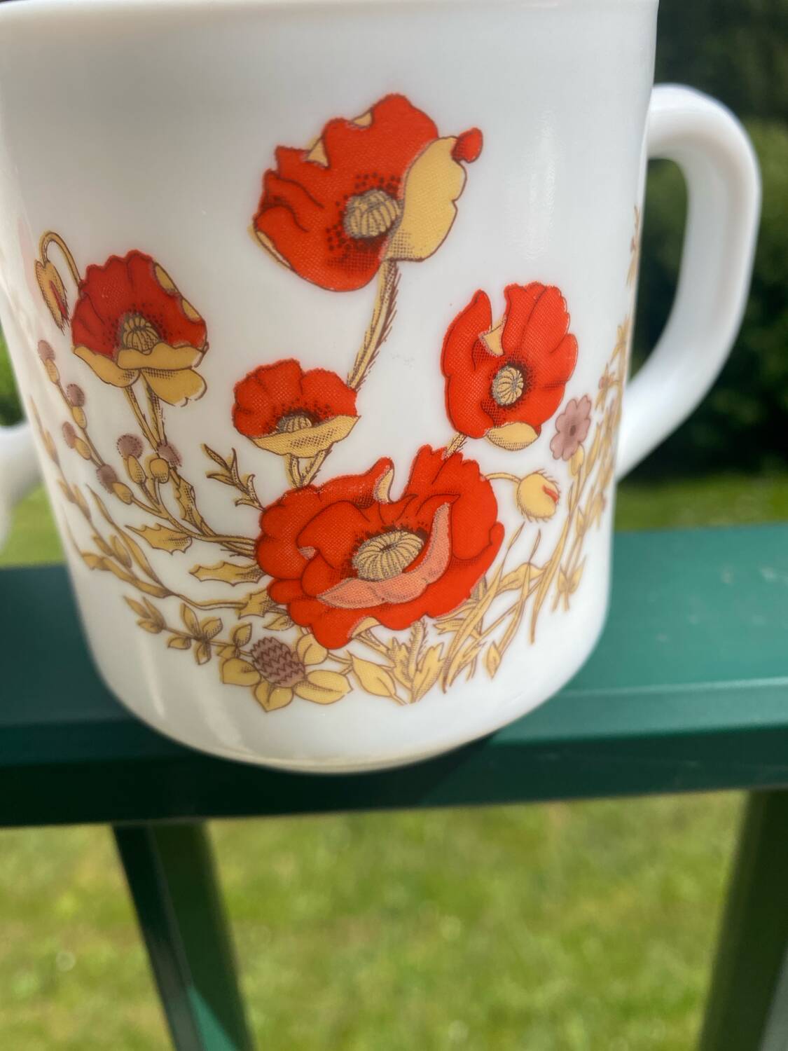 Arcopal Vintage Poppy Mug Duo