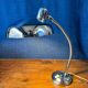 Vintage chrome desk lamp by Giovanni Michelucci for Lariolux