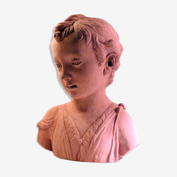 Bust of young boy