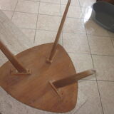 Vintage coffee table with compass feet