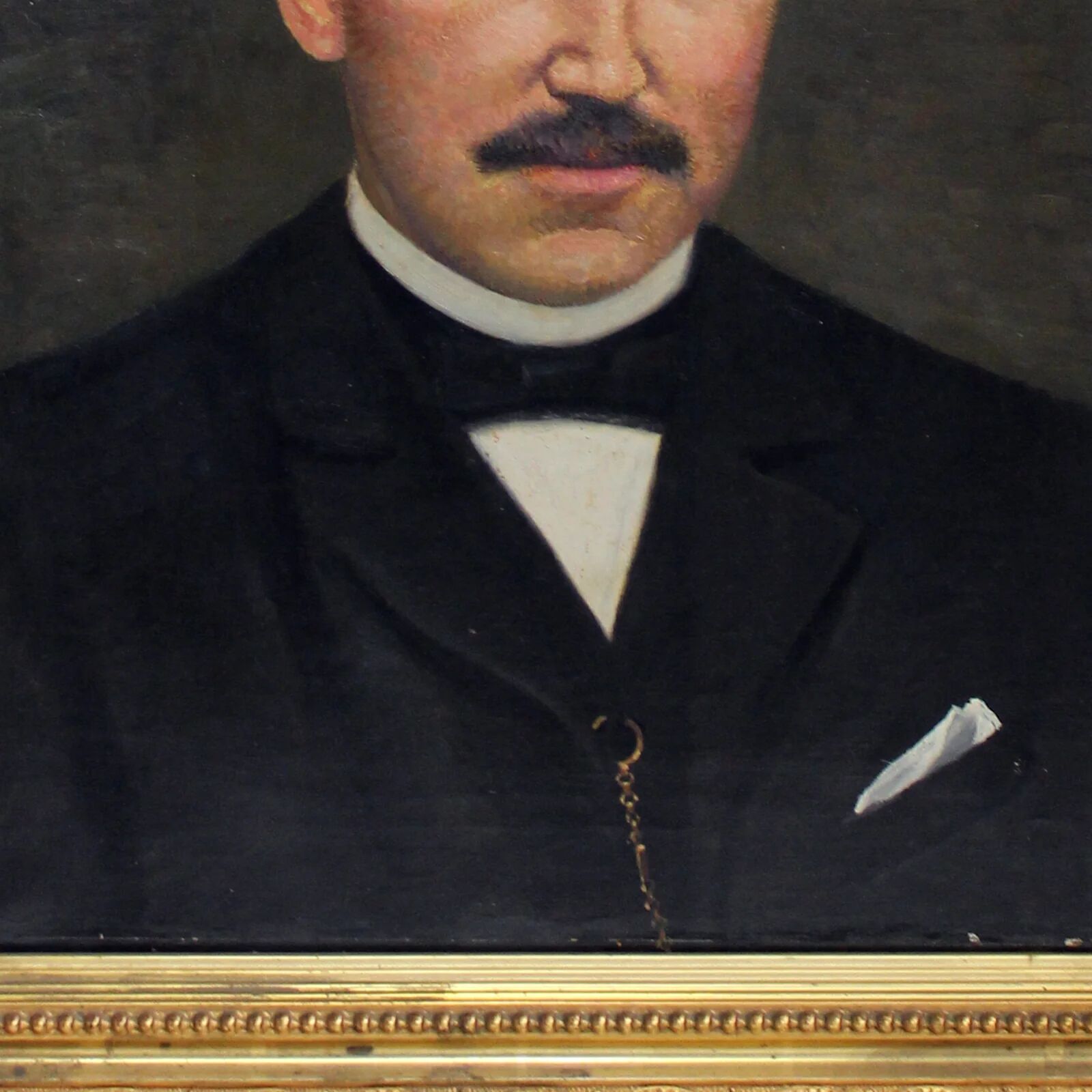 Early 20th century portrait painting of a gentleman by W.N. Hendrikse