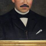 Early 20th century portrait painting of a gentleman by W.N. Hendrikse