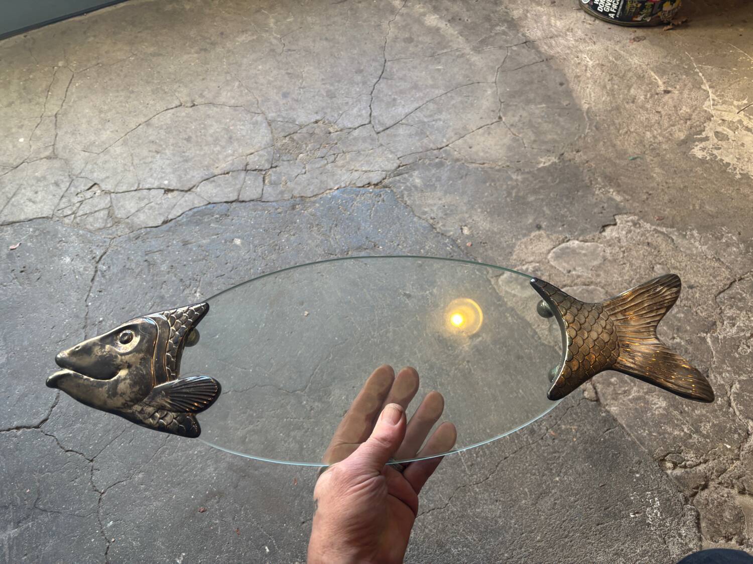 Fish serving dish