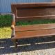 Pair of antique church pews