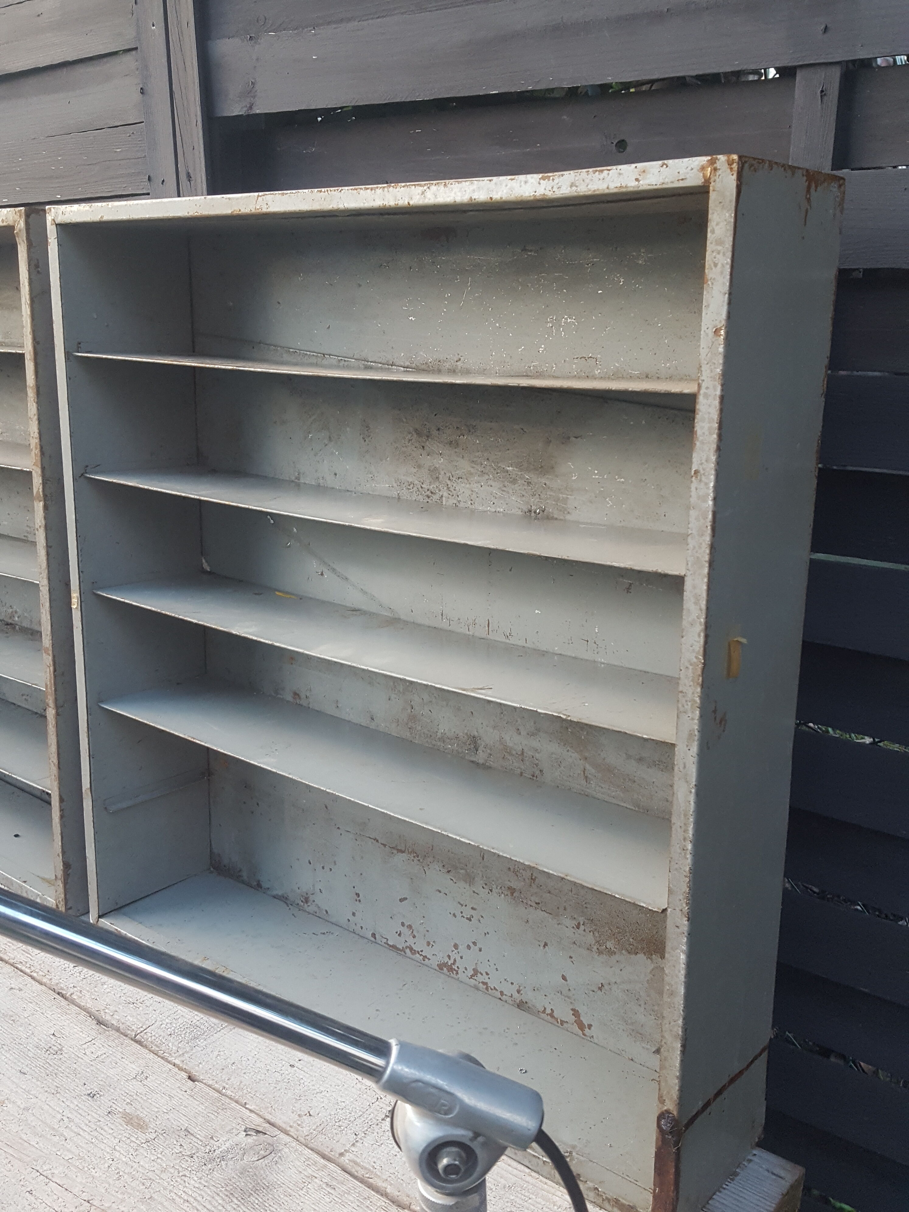 5 industrial shelves