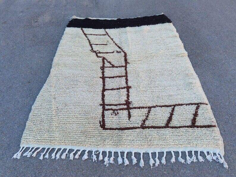 Moroccan Azilal handmade rug