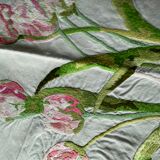 Nappe vintage brodée main