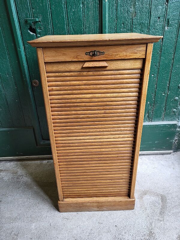Curtain binder in blond chene from the years 1950 vintage