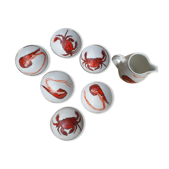 Saucier service for seafood platter