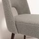 'Shell' Chair in Grey Boucle, Europe, 1960s