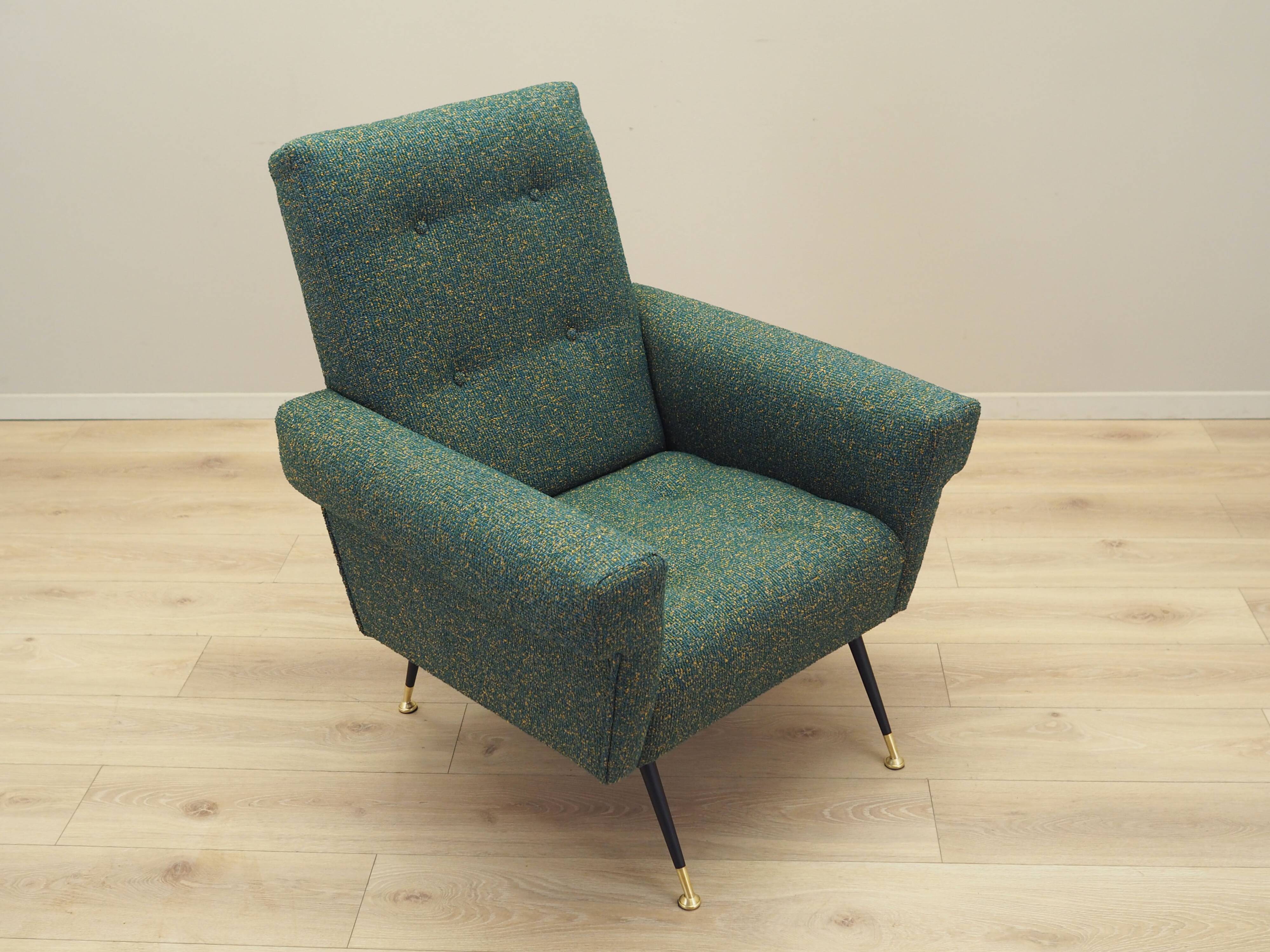 Lounge armchair, Italian design, 1970s, production: Italy