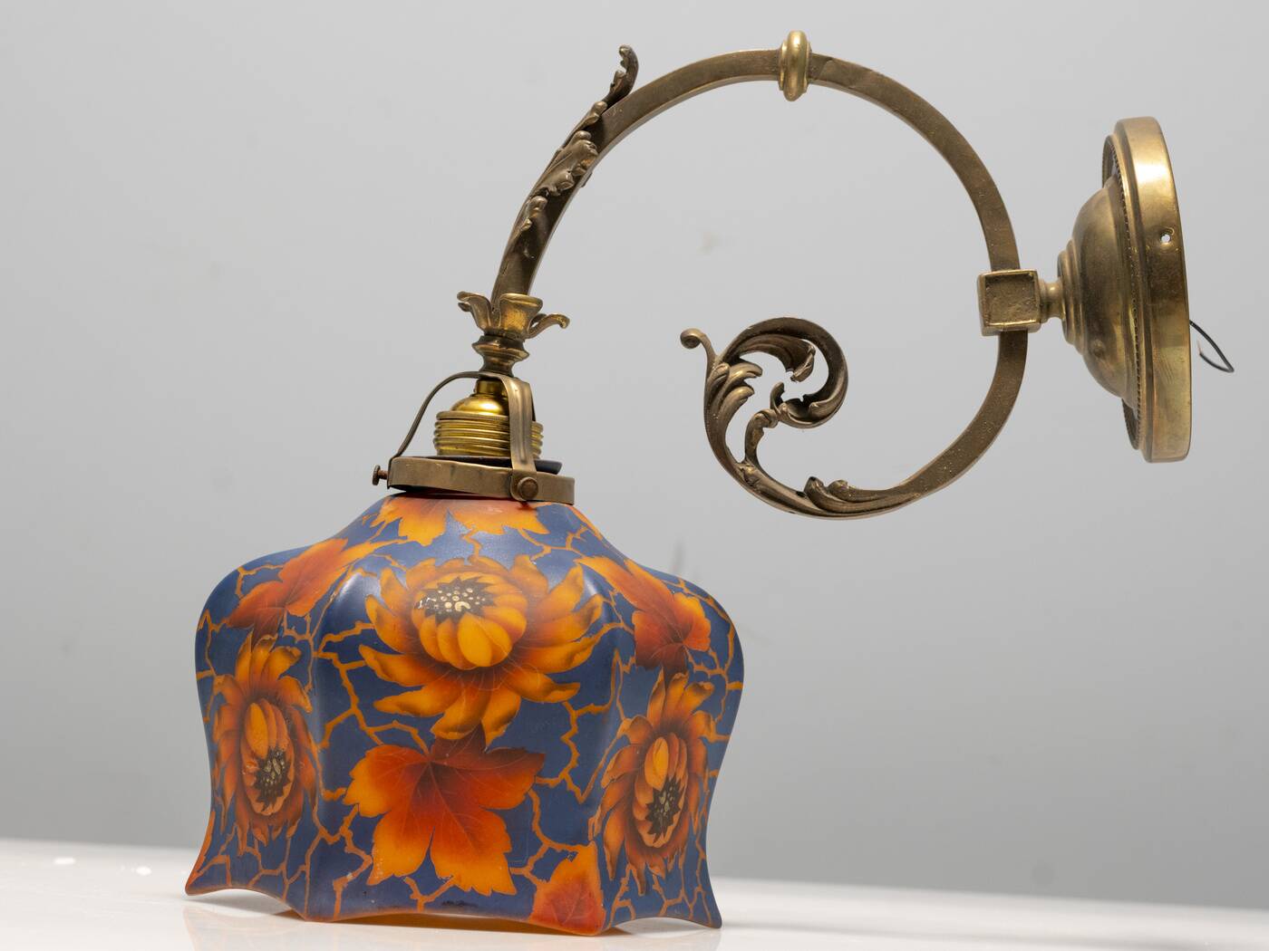 Glass lampshade, 1920s