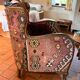 Pair of Roche Bobois armchairs — limited edition in oriental kilim