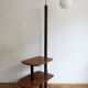 1950s Modernist Floor Lamp with Shelves