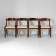 Mid-Century Modern Cavatorta Wood Dining Chairs, Italy 1960s