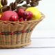 Vintage wicker basket